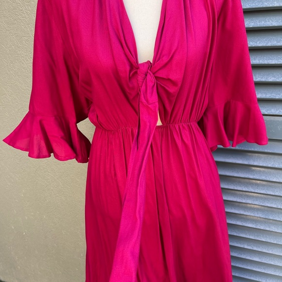 NWT Dani Marie Burgundy Maxi Dress - Picture 3 of 10